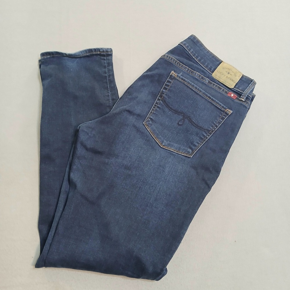 Lucky Jeans Leyla Skinny 14/32 Reg Blue Straight Leg Womens